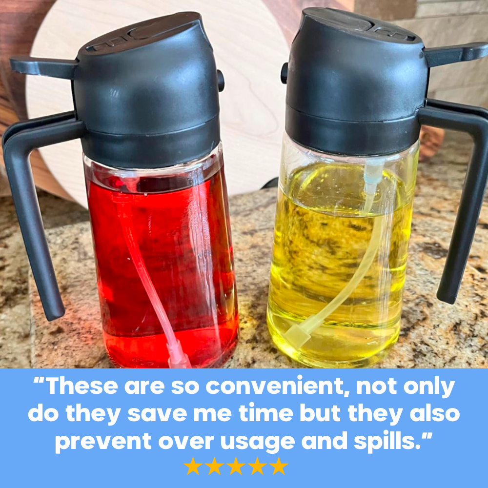2 in 1 Oil Sprayer- Mess Free Ease Instantly