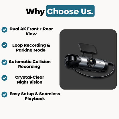 ILLUMAS C2 Pro Dual Lens Dashcam